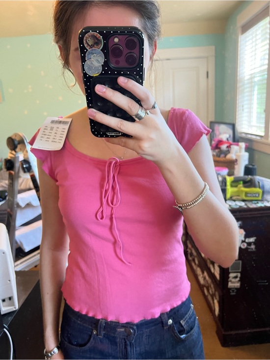 Brandy Melville Tops - Pink tee